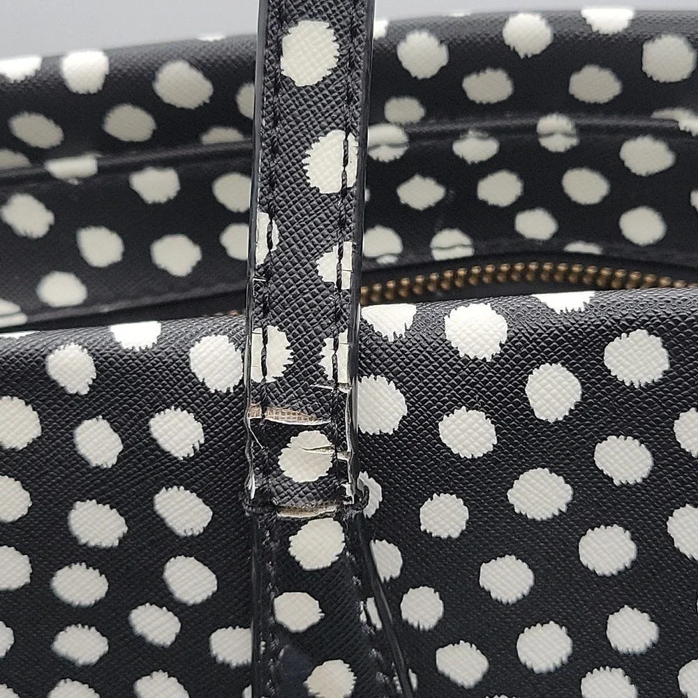 KATE SPADE Musical Dot Diaper Bag Black White - Picture 14 of 16